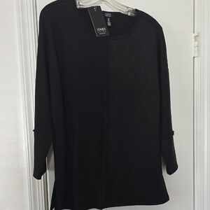 Jones New York Elegant Black Tunic